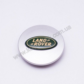Колпачок на диски Land Rover серый/зол. буквы (62мм)