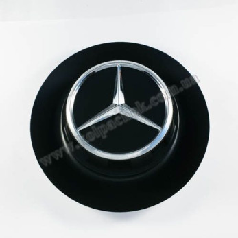 Колпачок на диски Mercedes-Benz черный мат (145мм)