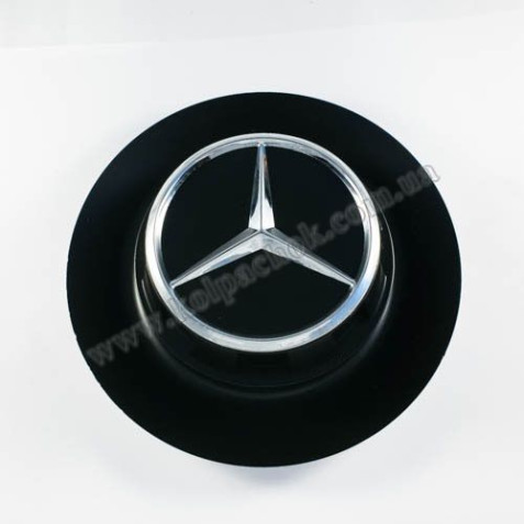 Колпачок на диски Mercedes-Benz черный мат (145мм)