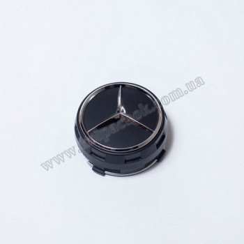 Ковпачок на диски Mercedes-Benz чорний AMG A0004000900 (75мм) Ковпачок на диски Mercedes-Benz чорний AMG A0004000900 (75мм)