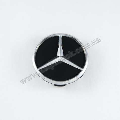 Ковпачок на диски Mercedes-Benz чорний мат (60мм)