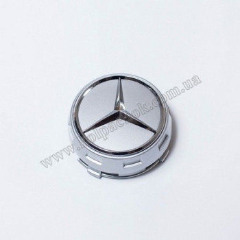 Ковпачок на диски Mercedes-Benz срібло AMG A0004000900 (75мм) Ковпачок на диски Mercedes-Benz срібло AMG A0004000900 (75мм)