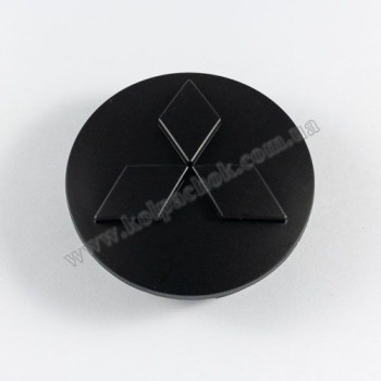 Ковпачок на диски Mitsubishi чорний мат 4252A060 (60мм) Ковпачок на диски Mitsubishi чорний мат 4252A060 (60мм)