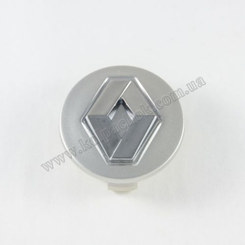 Ковпачок на диски Renault срібло/хром лого (54мм)