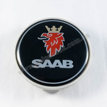 Колпачок на диски Saab черный (62мм)