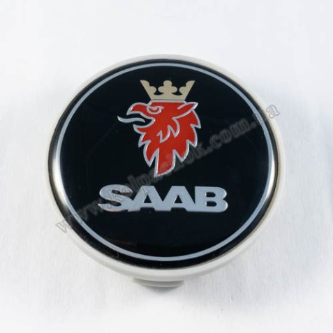 Ковпачок на диски Saab чорний (62мм)