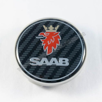 Ковпачок на диски Saab carbon (62мм) Ковпачок на диски Saab carbon (62мм)