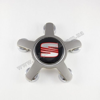 Ковпачок Seat на диски Audi 4F0601165N (зірка)