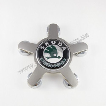 Колпачок Skoda на диски Audi 4F0601165N (звезда) Колпачок Skoda на диски Audi 4F0601165N (звезда)