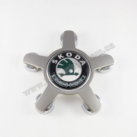 Колпачок Skoda на диски Audi 4F0601165N (звезда)
