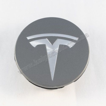Ковпачок на диски Tesla графіт (57мм) Ковпачок на диски Tesla графіт (57мм)