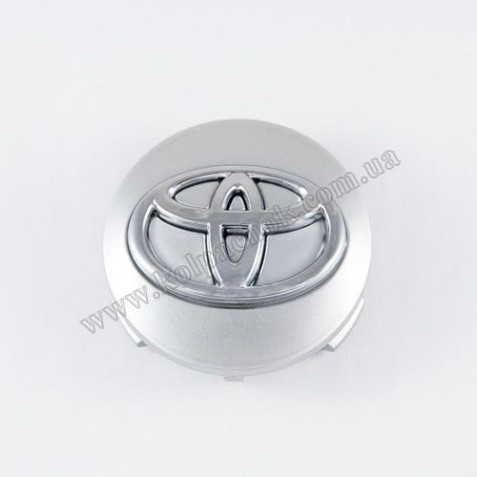 Ковпачок на диски Toyota срібло/хром лого 42603-YY150 (57мм)