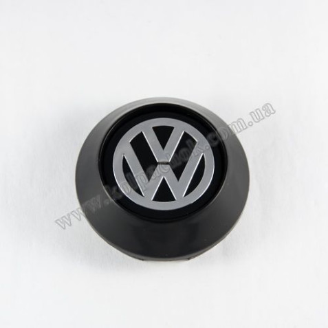 Ковпачок на диски VolksWagen конус/чорний (62-68мм)