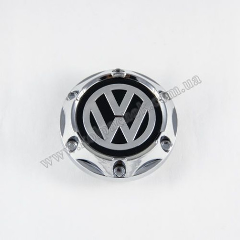 Колпачок на диски VolksWagen конус/хром/болты (56-64мм)