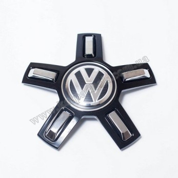 Колпачок на диски VolksWagen черный 3G0601149C (звезда) Колпачок на диски VolksWagen черный 3G0601149C (звезда)