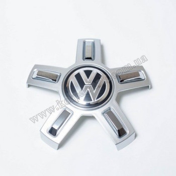 Колпачок на диски VolksWagen серебро 3G0601149C (звезда) Колпачок на диски VolksWagen серебро 3G0601149C (звезда)