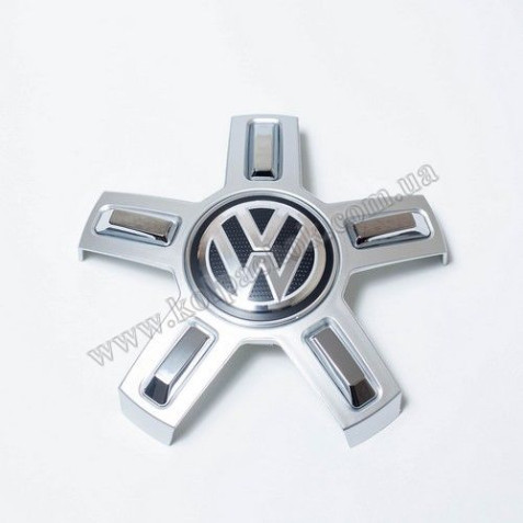 Колпачок на диски VolksWagen серебро 3G0601149C (звезда)