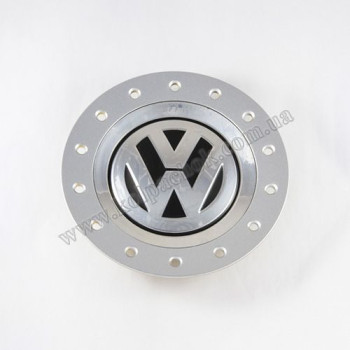 Ковпачок на диски VolksWagen сірий/хром лого (153мм) Ковпачок на диски VolksWagen сірий/хром лого (153мм)