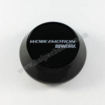 Ковпачок на диски Work Emotion конус/чорний/чорний лого (56-60мм) Ковпачок на диски Work Emotion конус/чорний/чорний лого (56-60мм)