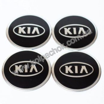 Наклейки для колпачков на диски Kia (55мм) Наклейки для колпачков на диски Kia (55мм)