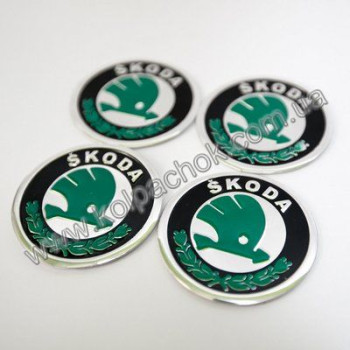 Наклейки для колпачков на диски Skoda (60мм) Наклейки для колпачков на диски Skoda (60мм)