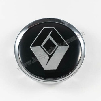 Колпачок Renault черный/белый лого для дисков Rial Alutec N32 (64мм) Колпачок Renault черный/белый лого для дисков Rial Alutec N32 (64мм)
