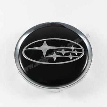 Ковпачок Subaru чорний/хром лого для дисків Rial Alutec N32 (64мм) Ковпачок Subaru чорний/хром лого для дисків Rial Alutec N32 (64мм)