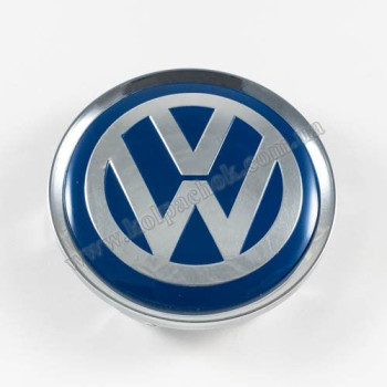 Ковпачок VolksWagen синій/хром лого для дисків Rial Alutec N32 (64мм) Ковпачок VolksWagen синій/хром лого для дисків Rial Alutec N32 (64мм)