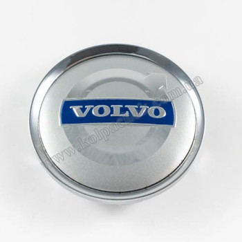 Ковпачок Volvo срібло/хром лого для дисків Rial Alutec N32 (64мм) Ковпачок Volvo срібло/хром лого для дисків Rial Alutec N32 (64мм)