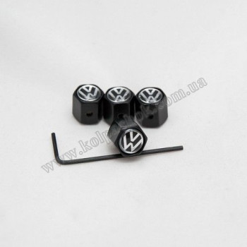 Ковпачки на ніпеля VolksWagen чорні
