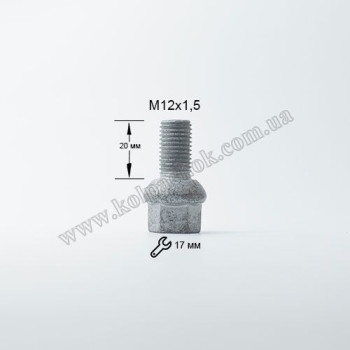 Болт сфера 12х1, 5х20 FEBI 08476, Mercedes-Benz Болт сфера 12х1, 5х20 FEBI 08476, Mercedes-Benz