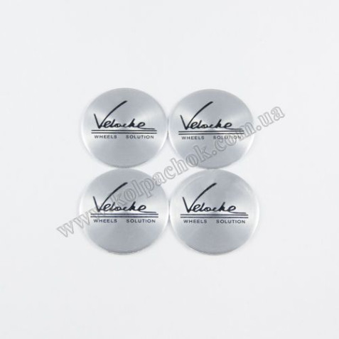 Наклейки для ковпачків на диски Veloche Wheels (40мм)