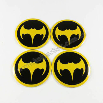 Наклейки для ковпачків на диски Batman жовтий/2 (56мм) Наклейки для ковпачків на диски Batman жовтий/2 (56мм)