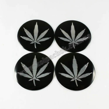 Наклейки для колпачков на диски Cannabis хром (56мм) Наклейки для колпачков на диски Cannabis хром (56мм)