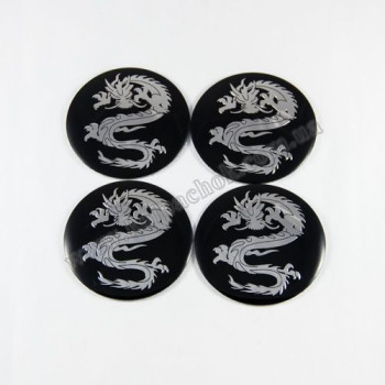 Наклейки для колпачков на диски Dragon хром (56мм) Наклейки для колпачков на диски Dragon хром (56мм)