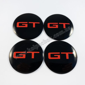 Наклейки для колпачков на диски GT (56мм) Наклейки для колпачков на диски GT (56мм)