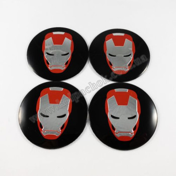Наклейки для колпачков на диски Iron Man (56мм) Наклейки для колпачков на диски Iron Man (56мм)
