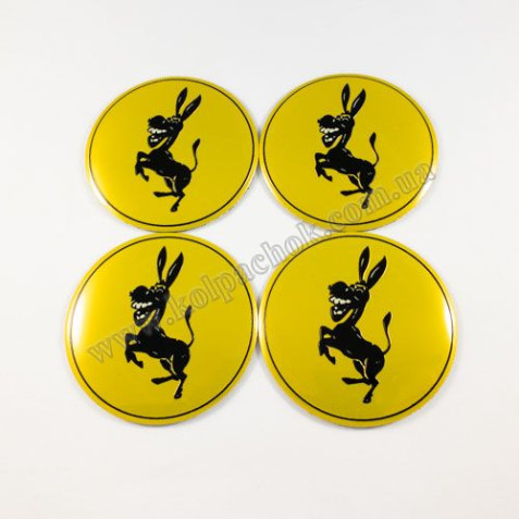 Наклейки для колпачков на диски Donkey (56мм)