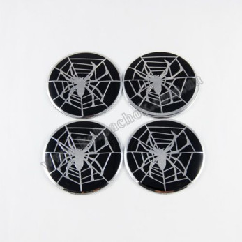 Наклейки для колпачков на диски Spider-Man черный (56мм) Наклейки для колпачков на диски Spider-Man черный (56мм)