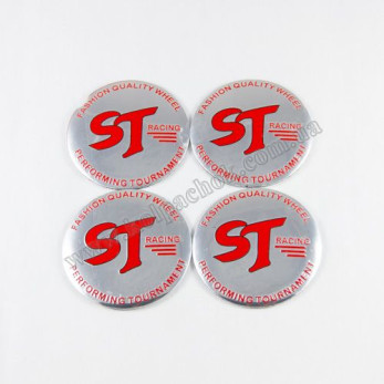 Наклейки для колпачков на диски ST Racing (56мм) Наклейки для колпачков на диски ST Racing (56мм)
