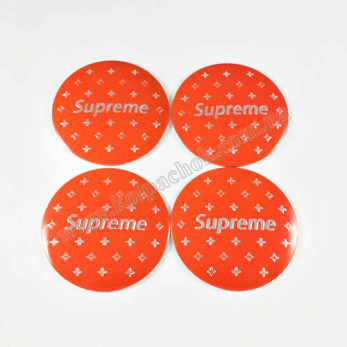 Наклейки для колпачков на диски Supreme красные (56мм) Наклейки для колпачков на диски Supreme красные (56мм)