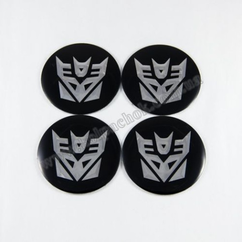 Наклейки для колпачков на диски Transformers Decepticon (56мм)