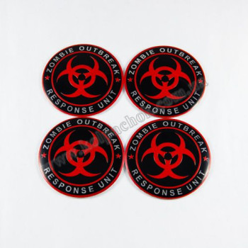 Наклейки для колпачков на диски Zombie Outbreak красные (56мм) Наклейки для колпачков на диски Zombie Outbreak красные (56мм)
