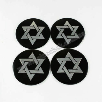 Наклейки для колпачков на диски Звезда Давида (56мм) Наклейки для колпачков на диски Звезда Давида (56мм)