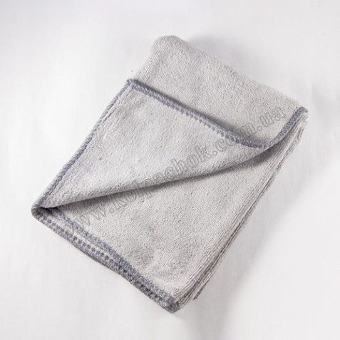 Салфетка из микрофибры, светло серая. 35х40см.