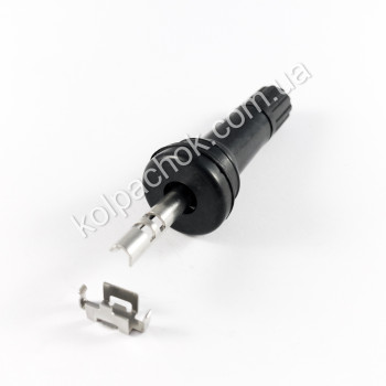 Черный резиновый вентиль для дисков (под датчик) TPMS-01-4