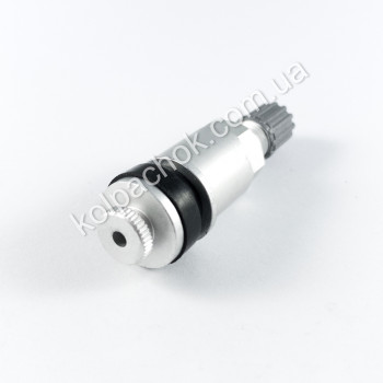 Серый матовый разборной вентиль для дисков (под датчик) TPMS-22 Серый матовый разборной вентиль для дисков (под датчик) TPMS-22