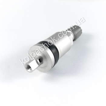 Серый матовый разборной вентиль для дисков (под датчик) TPMS-23 Серый матовый разборной вентиль для дисков (под датчик) TPMS-23