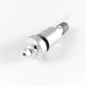 Серый матовый разборной вентиль для дисков (под датчик) TPMS-25 Серый матовый разборной вентиль для дисков (под датчик) TPMS-25
